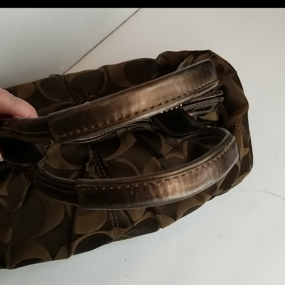 COACH SIGNATURE SATEEN BAG - Picture 7 of 11